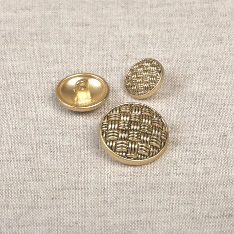 Metallknapp med hals Antikguld Säker betalning