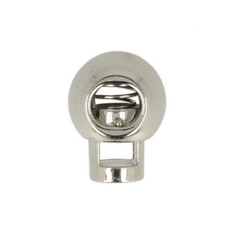 Snabb leverans Snörstopp metall - enkel 5 mm