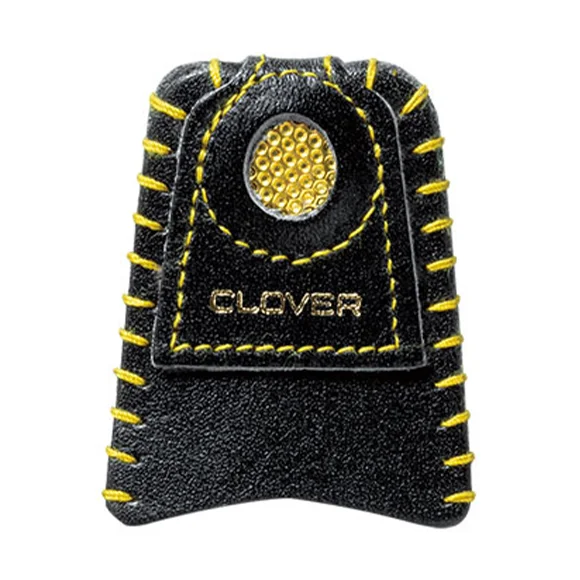 Fingerborg Läder med metall Svart/Guld Fynd