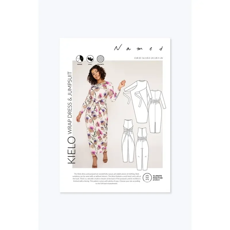 Kielo Wrap Dress Jumpsuit Premium
