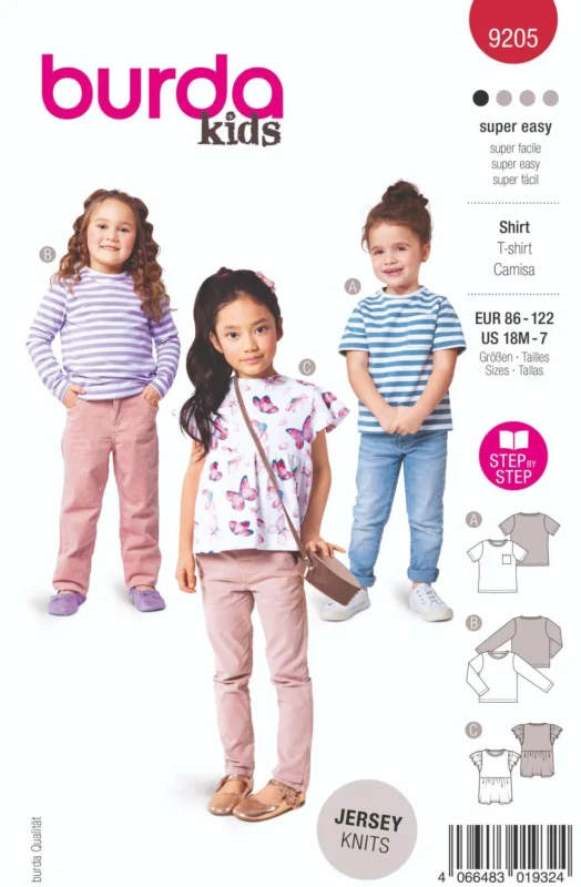 Burda 9205 Skjorta med volanger Erbjudande