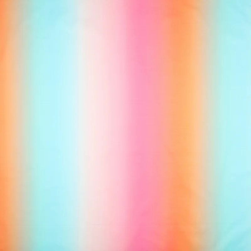 Bomullsvoile Pastell Ombre risnedsättning