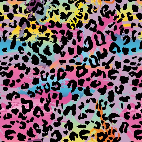 Endast denna vecka French terry Leopard Pink