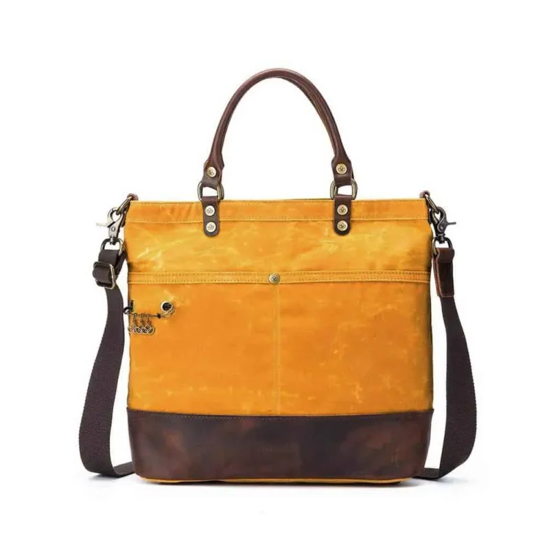 Della Q Canvas tote Populär