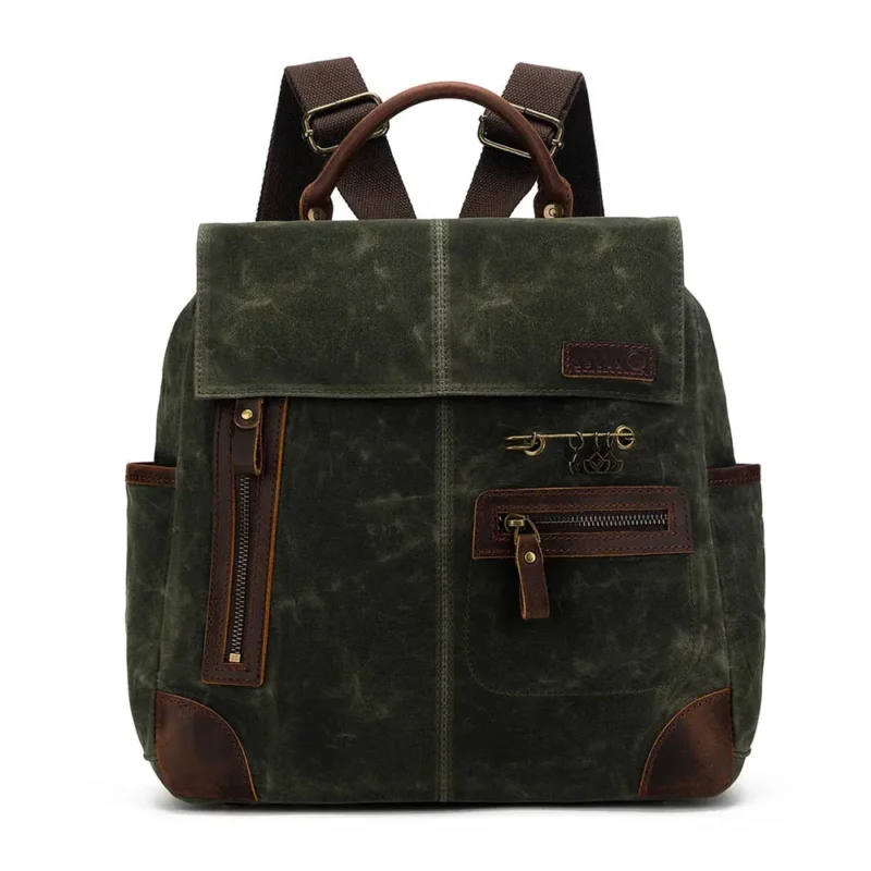 Della Q Makers Canvas backpack Outlet