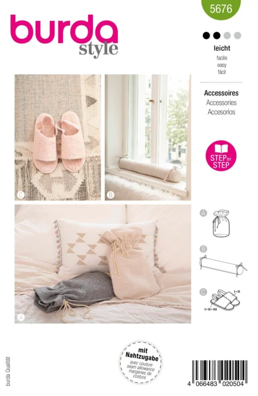 Endast denna vecka Burda 5676 - Accessoarer