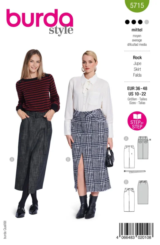 Burda 5715 - Kjol Köp online