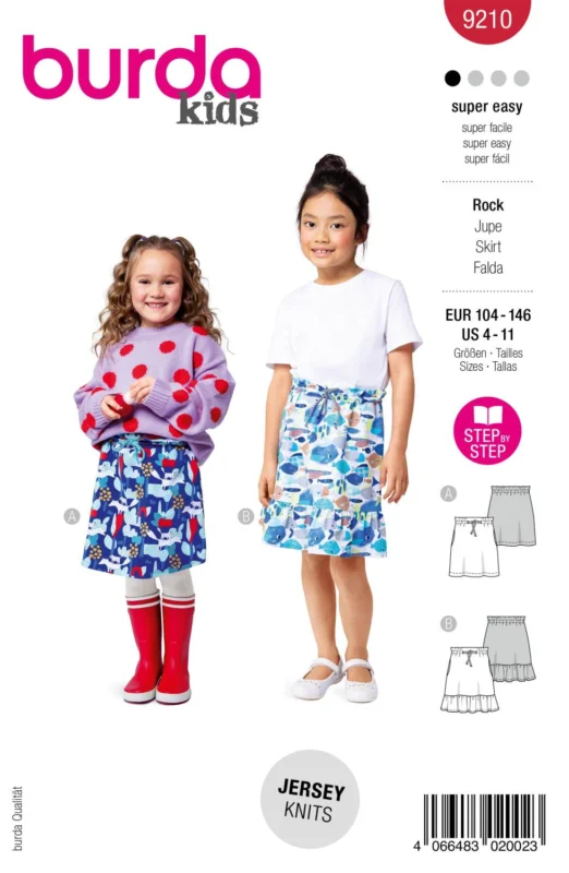 Burda 9210 - Charmiga kjolar Nedsatt pris