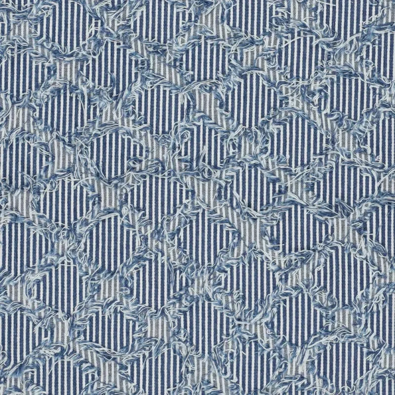 Denim Ruffle Stripes Begränsat erbjudande