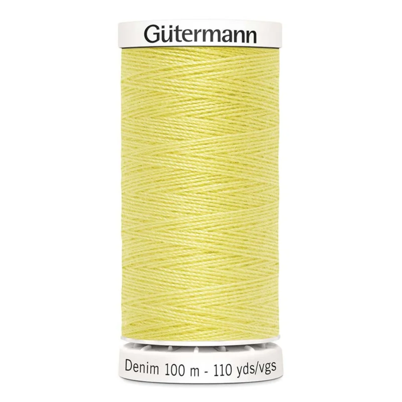 Trygg betalning Gütermann Denim Ljusgul / 1380