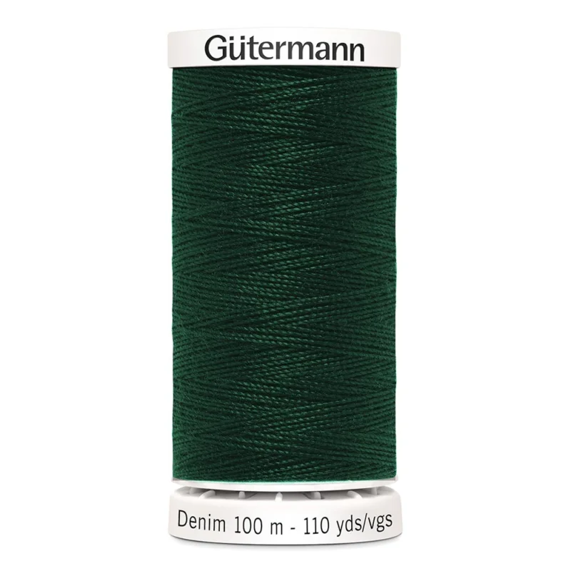 Gütermann Denim Mörkgrön / 8075 Populärt val