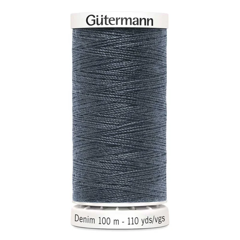 Gütermann Denim Grafitgrå / 9336 Billig