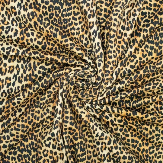 risnedsättning Bomullstwill leopard