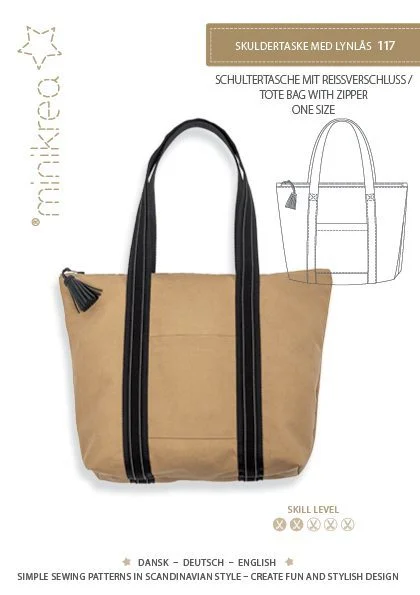 Endast idag Minikrea 117 Tote Bag med dragkedja