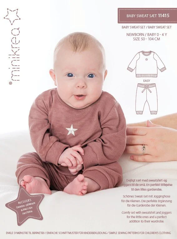 Rabatter Babyset – Sweatshirt och byxor Minikrea 11415