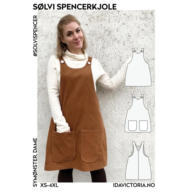 Sölvi Spencerkjole Ida Victoria Nyhet