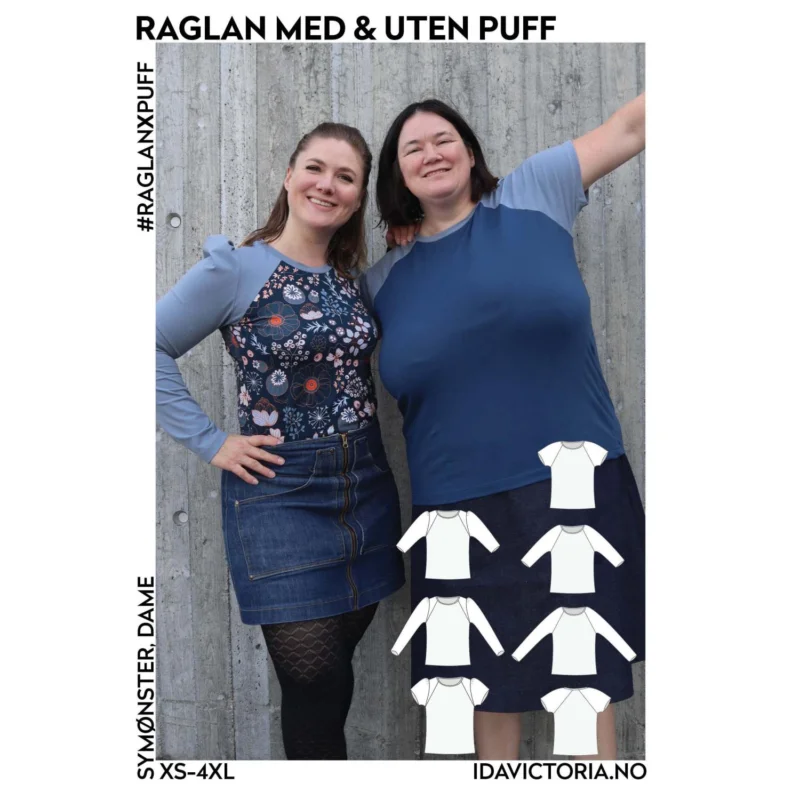 Raglan med & uten puff Ida Victoria Billigare