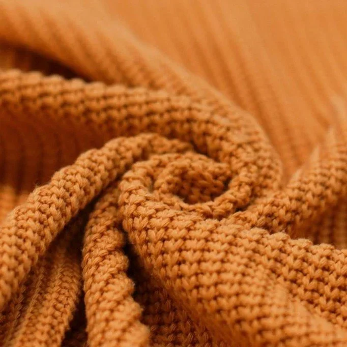 Fynd Big knit fabric Orange