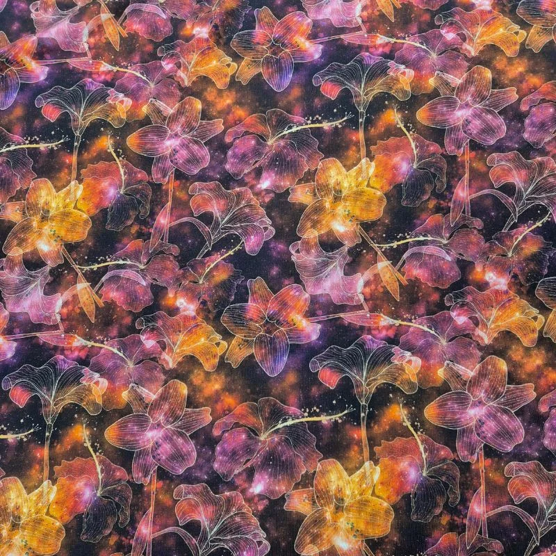 Fynd Bomullstrikå Space flower
