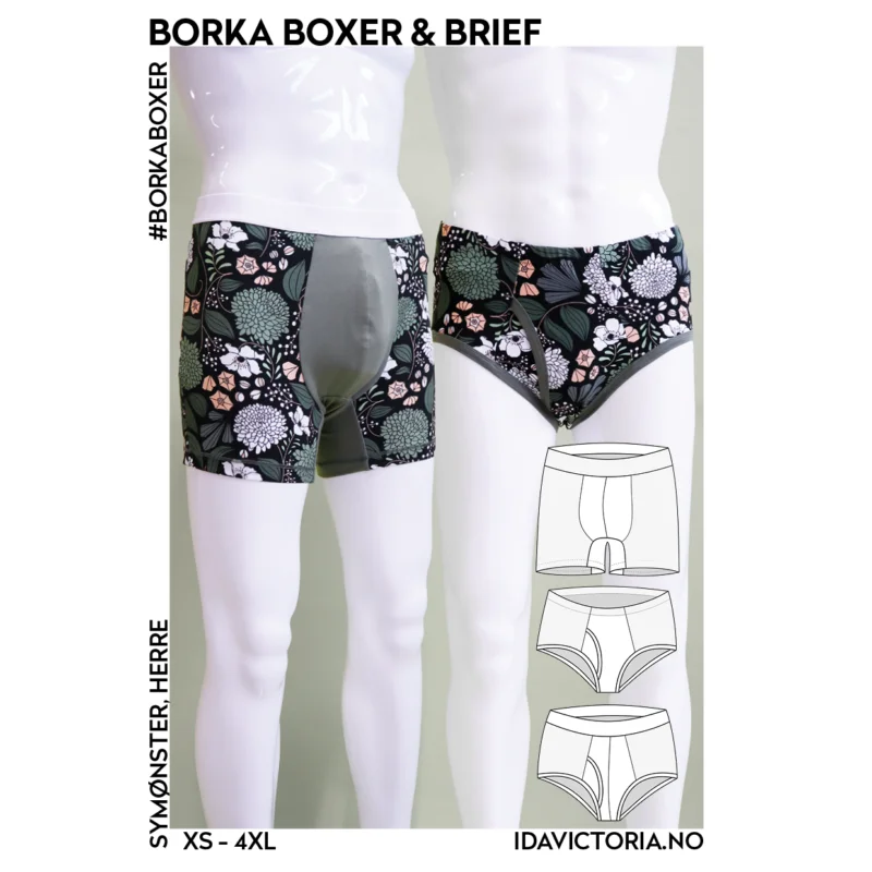 Borka Boxer & Brief Ida Victoria Fri frakt