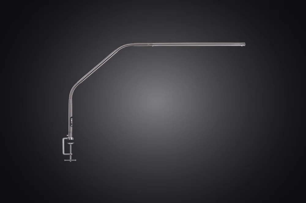 Rabatt Slimline 4 Table Lamp Brushed Steel