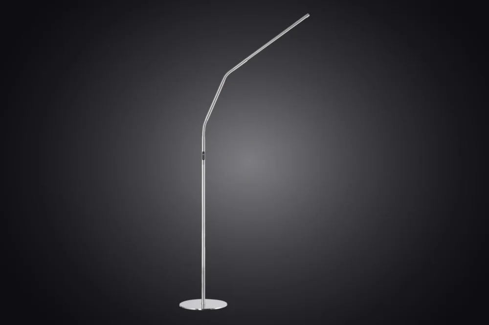 Slimline 4 Floor Lamp Brushed Steel Trygg betalning
