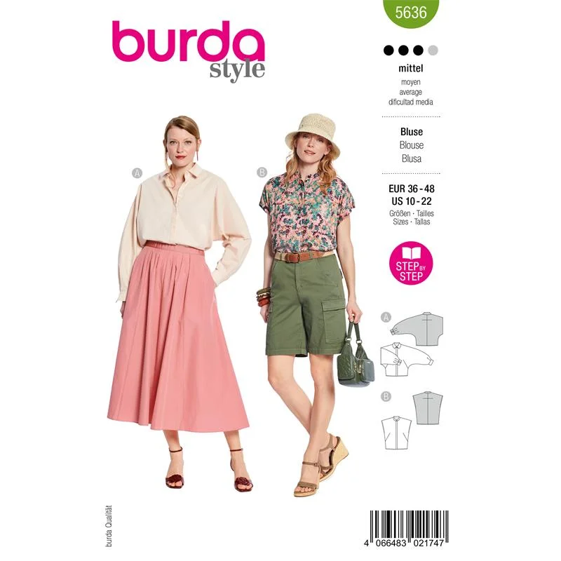 Outlet Burda Style 5636 – Blus dam (36-48)