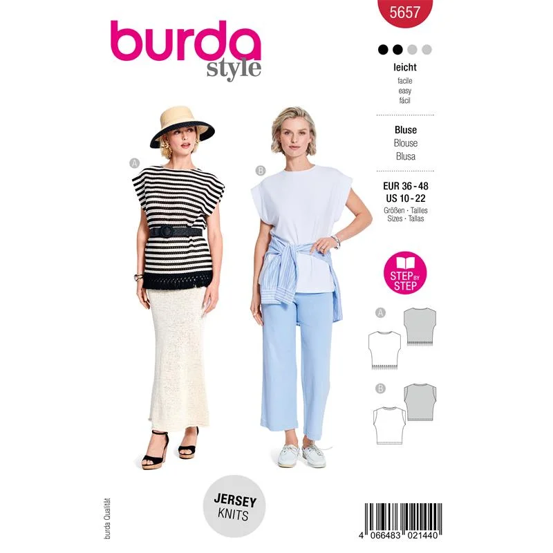 Burda Style 5657 – Top dam (36-48) Utförsäljning