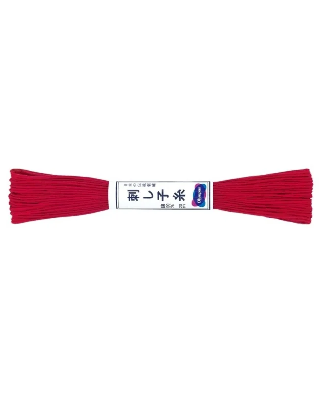 risnedsättning Sashikotråd 20m Red