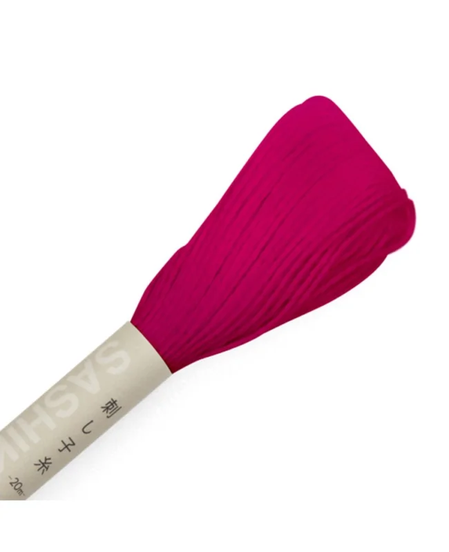 Säker betalning Sashikotråd 20m Pink red