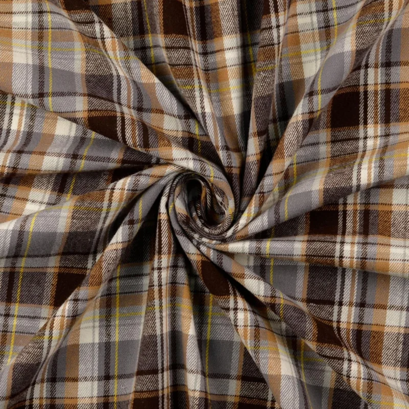 Flanell rutig – brun Beställ nu