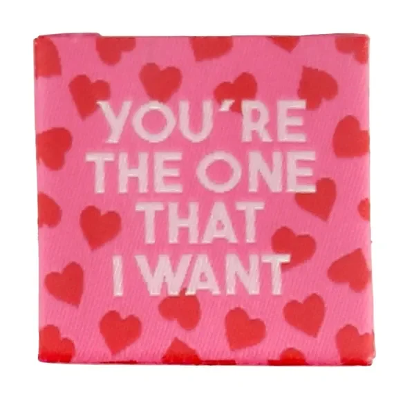 Reapris Vävd etikett You're The One That I Want, 4 st