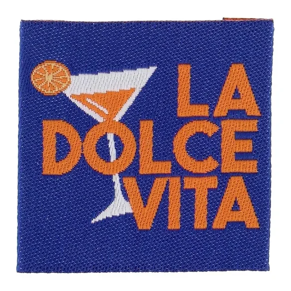 Kampanj Vävd etikett La Dolce Vita, 4 st