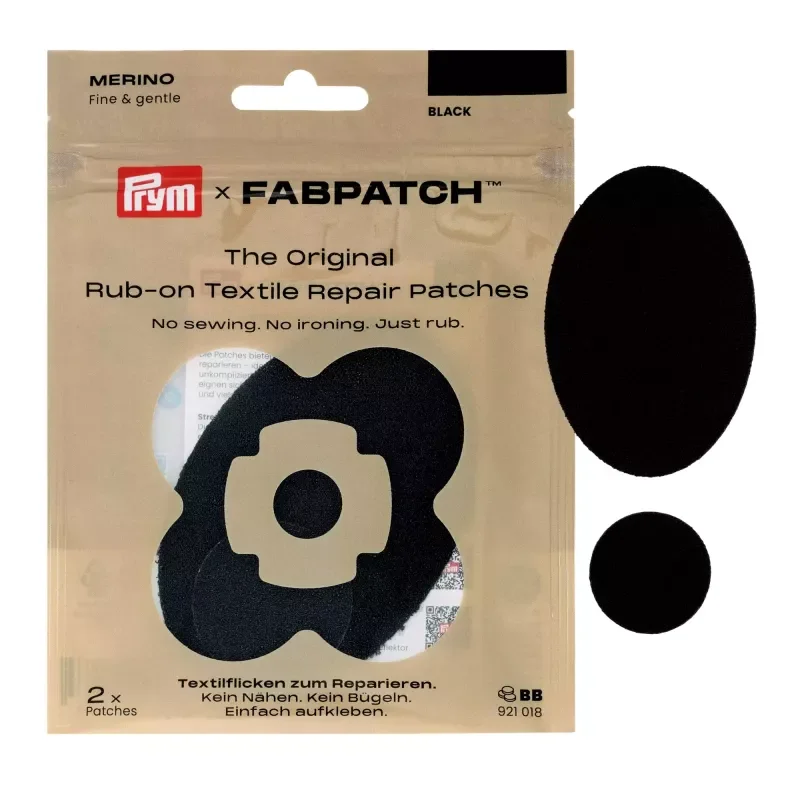 Outlet Prym x FabPatch Merino laglappar svart