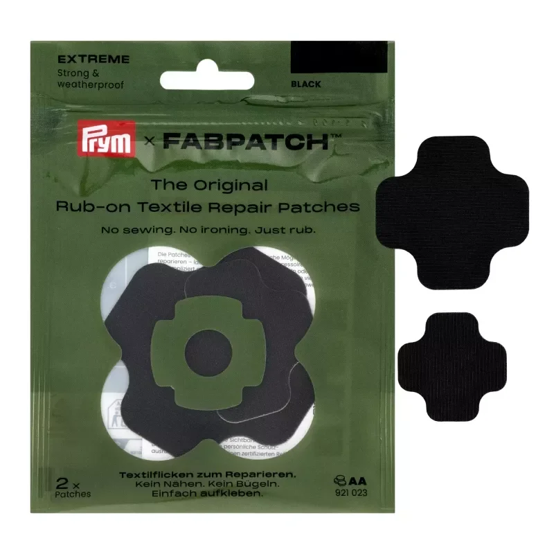 Prym x FabPatch Extreme laglappar svart I lager
