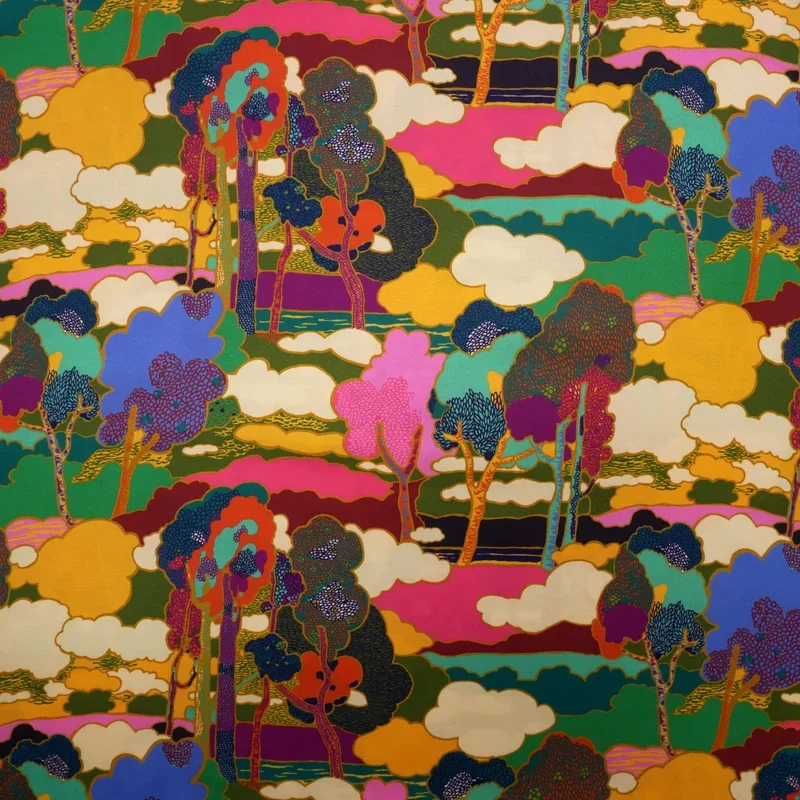 Endast denna vecka Prospect Road flerfärgad Bickington Viskos Liberty Fabrics