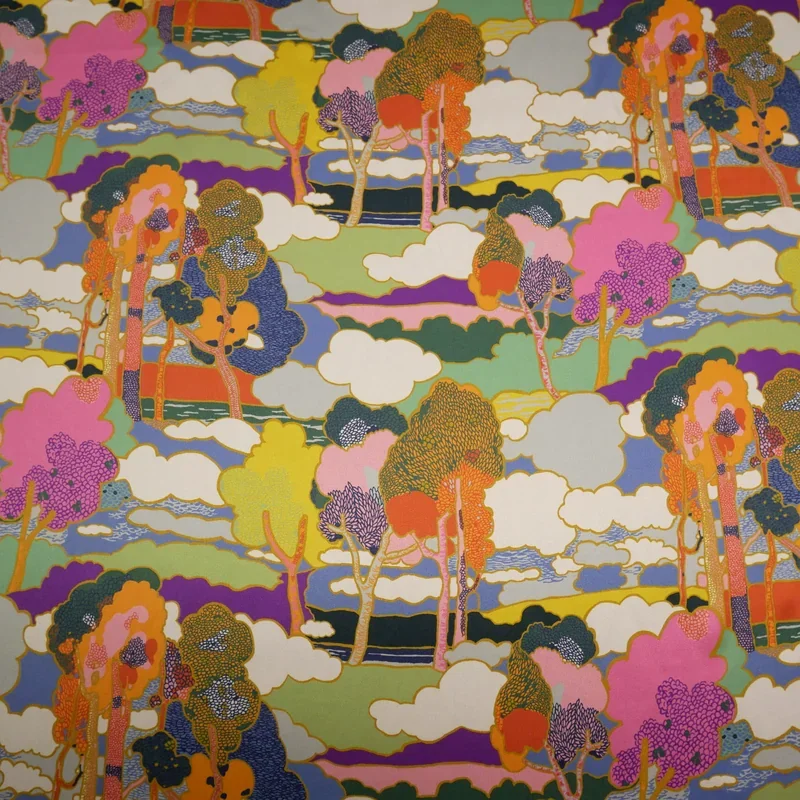 Populärt val Prospect Road flerfärgad Belgravia Silke Liberty Fabrics