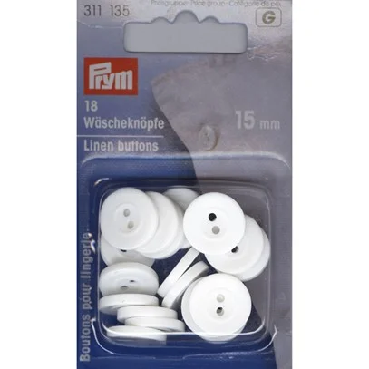 Endast idag Sängklädesknappar 15 mm slät