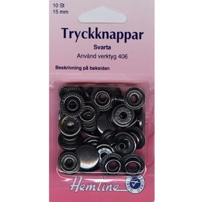 Rea Tryckknappar svarta