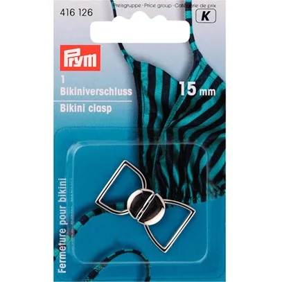 Begränsat antal Bikinispänne Metall 15 mm