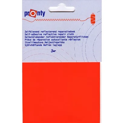 Laglapp reflex Orange 10x20 cm Kundfavorit